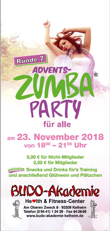Zumba Flyer 2018